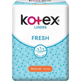 Kotex Liners Fresh Regular Unscented 40's 
